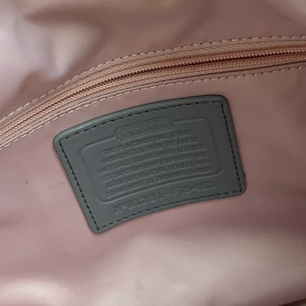 Coach Ashley Grey Monogram Crossbody with Sling N239-15 - Picture 5 of 10